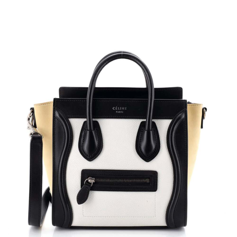 Celine Tricolor Luggage Bag Leather #254957C10B